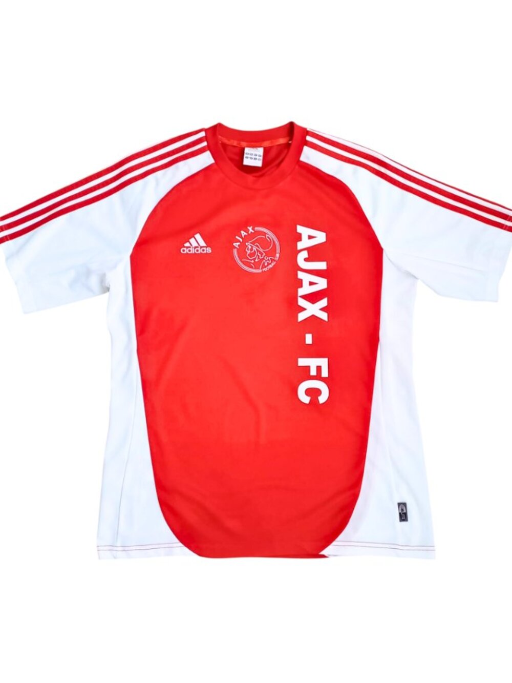 Adidas Ajax FC Soccer Jersey Size L – Red White Football Shirt #7 Athletic Sport